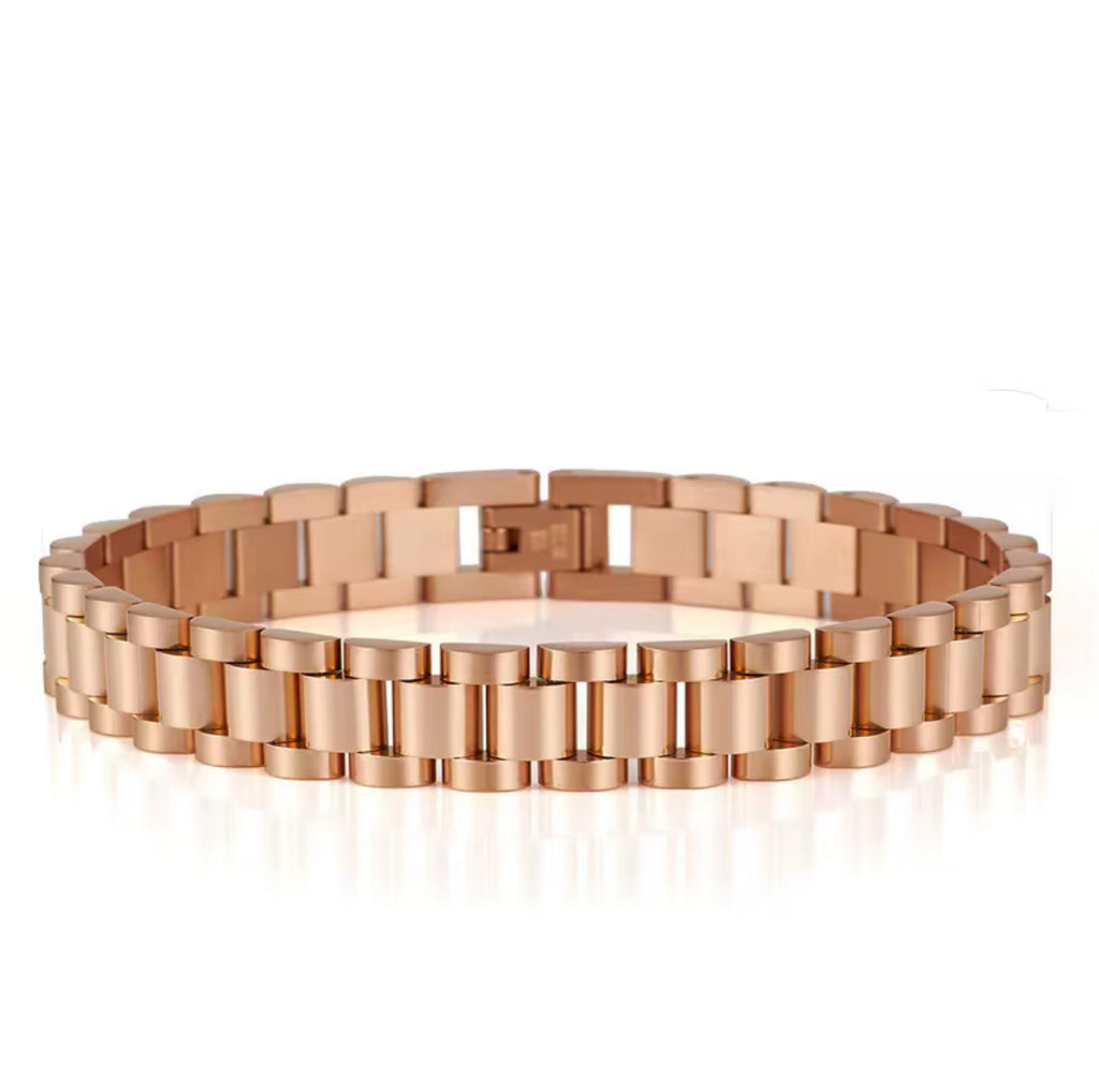Lusivore Atlas Link Bracelet – Rose Gold