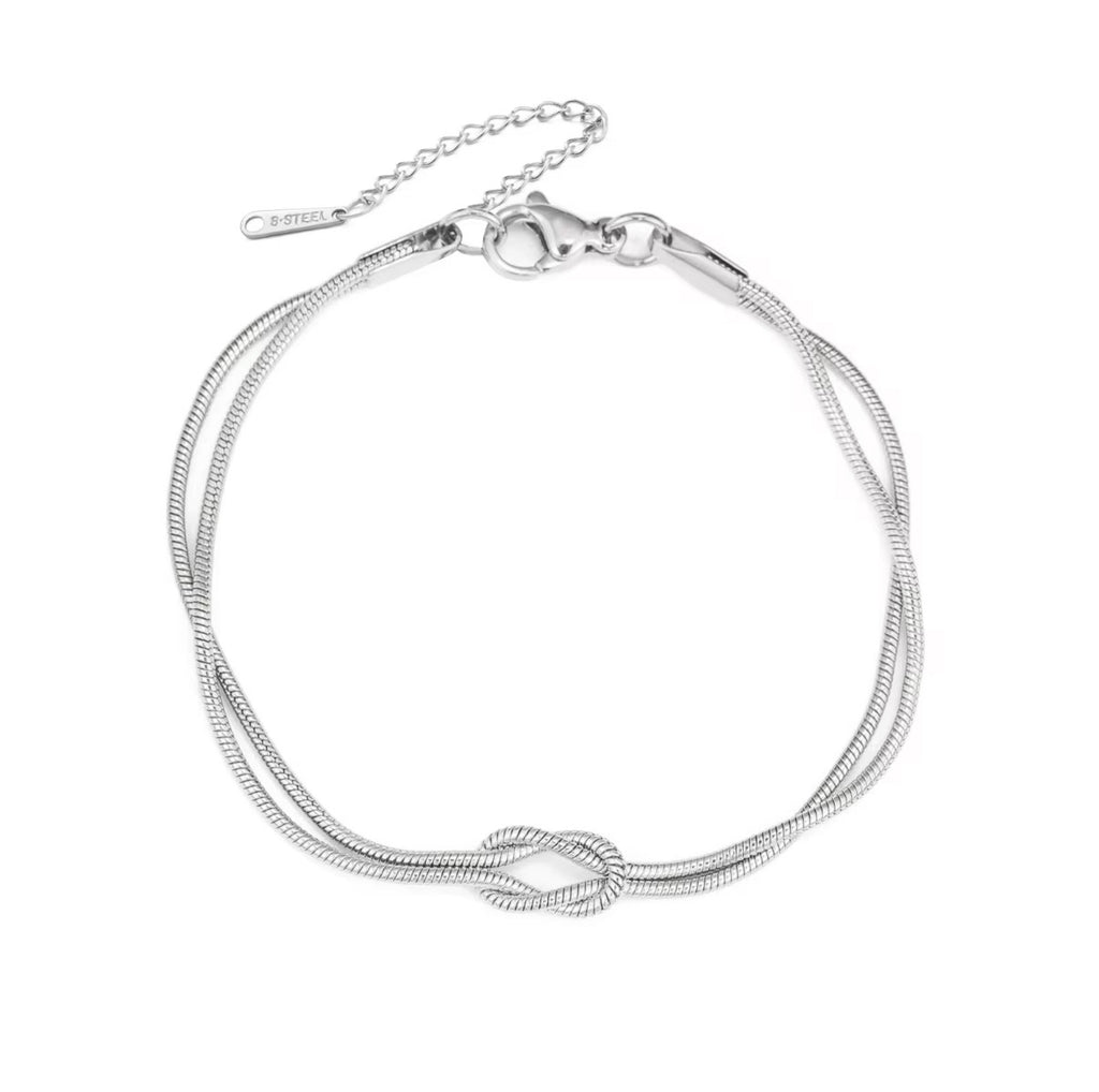 Lusivore Elara Knot Bracelet – Silver