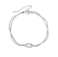 Lusivore Elara Knot Bracelet – Silver