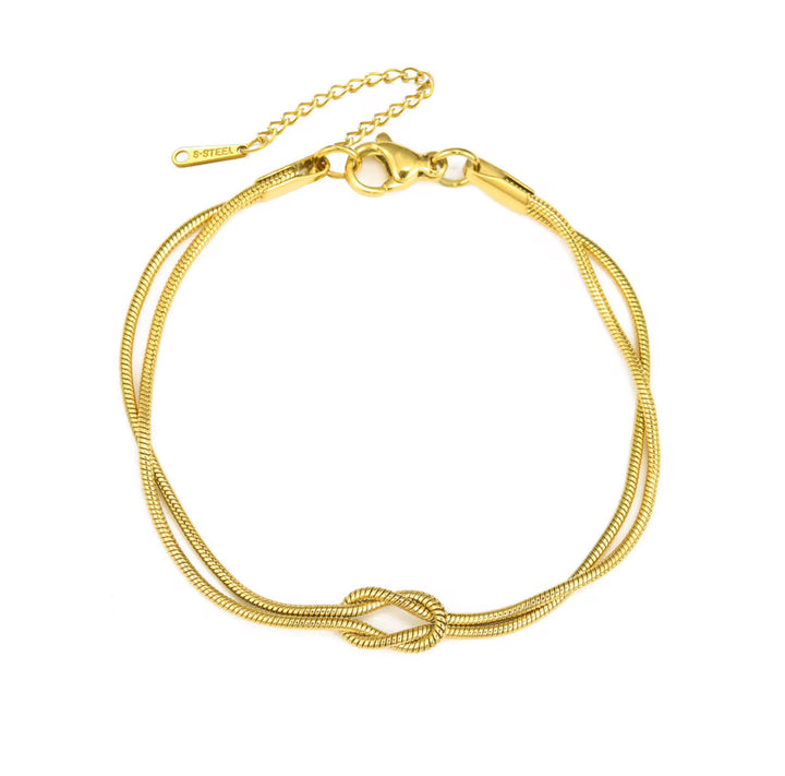 Lusivore Elara Knot Bracelet – Gold