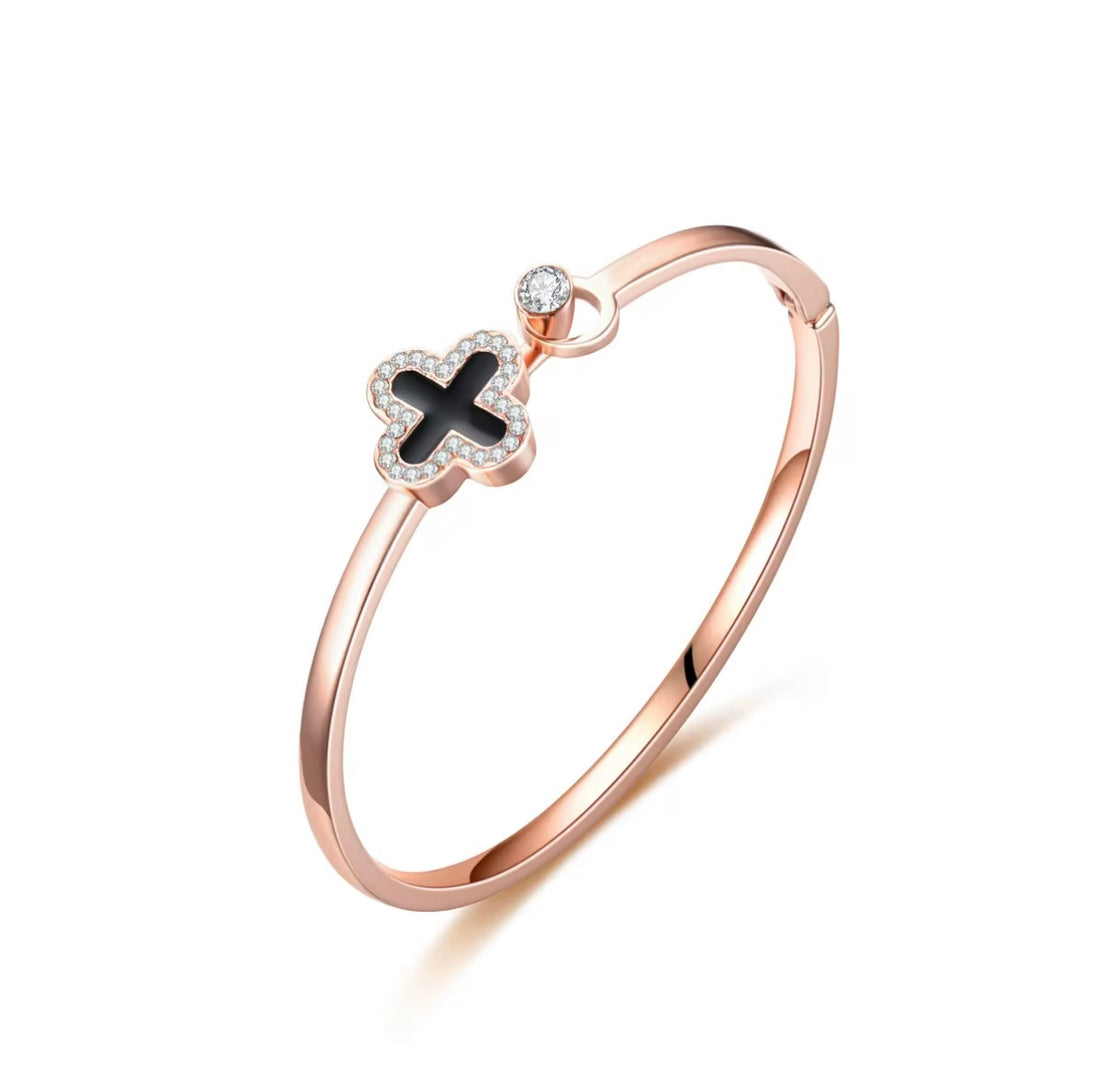 Lusivore Flora Luxe Bracelet – Rose Gold Black