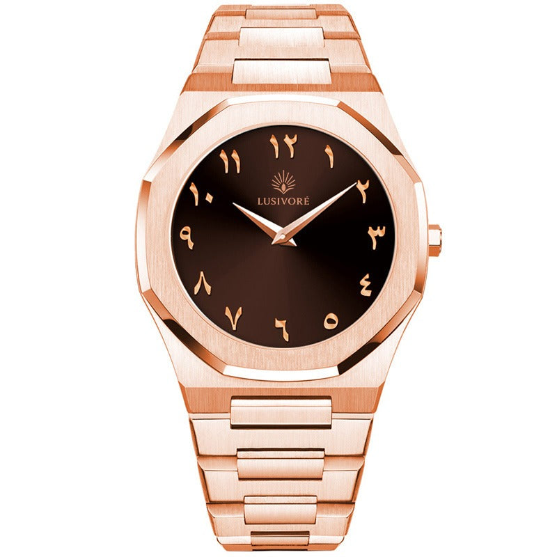 Lusivore Al-Abad Rose Gold (Chocolate dial)