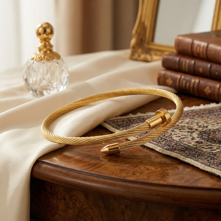 Lusivore Titan Cable Bracelet – Gold