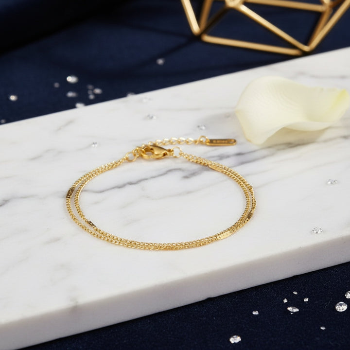 Lusivore Luna Chain Bracelet – Gold