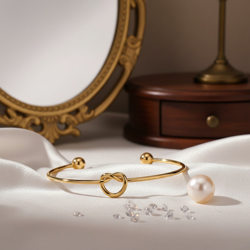 Lusivore Aurelia Knot Bracelet – Gold