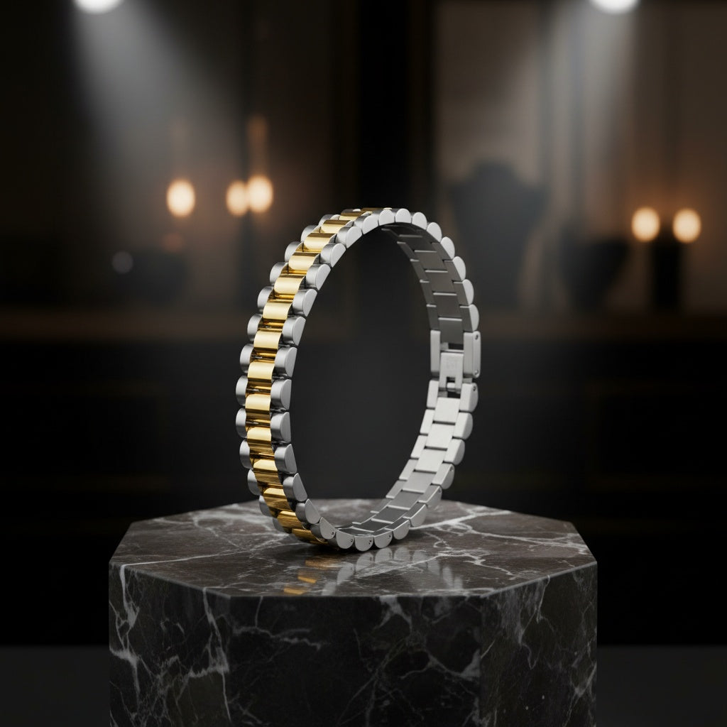 Lusivore Atlas Link Bracelet – Two Tone